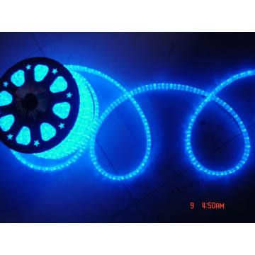 LED Seil Licht flach 5 Drähte blau